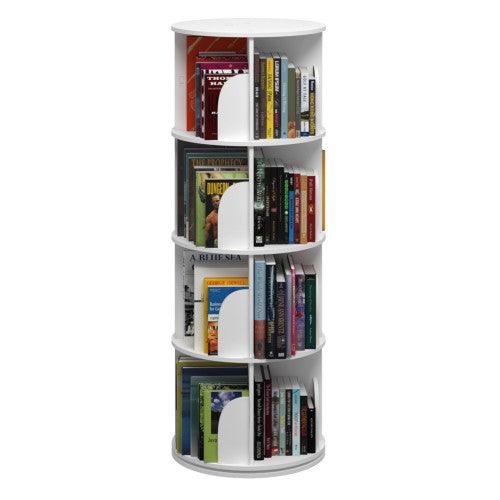4 Tier 360° Rotating Stackable Shelves Bookshelf Organizer - Toytexx 4 Tier 360° Rotating Stackable Shelves Bookshelf Organizer - Toytexx